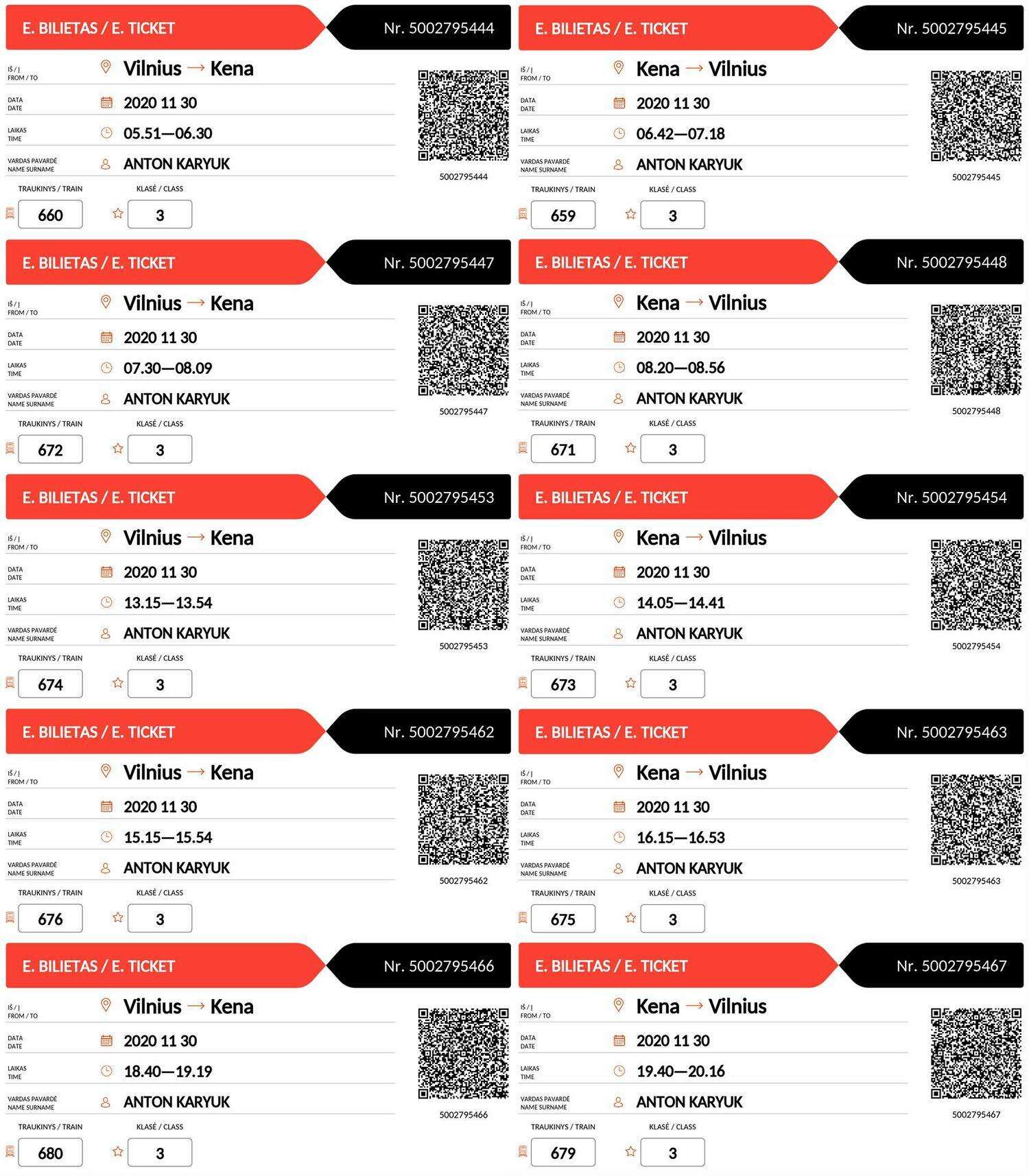 Вільнюс — Кяна — Вільнюс — Кяна — Вільнюс — Кяна — Вільнюс — Кяна — Вільнюс — Кяна — Вільнюс